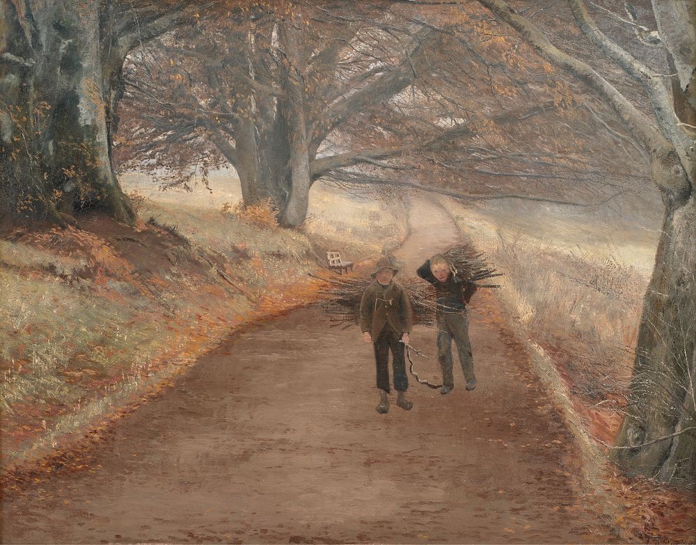 Footpath at Herlufsholm by L. A. Ring