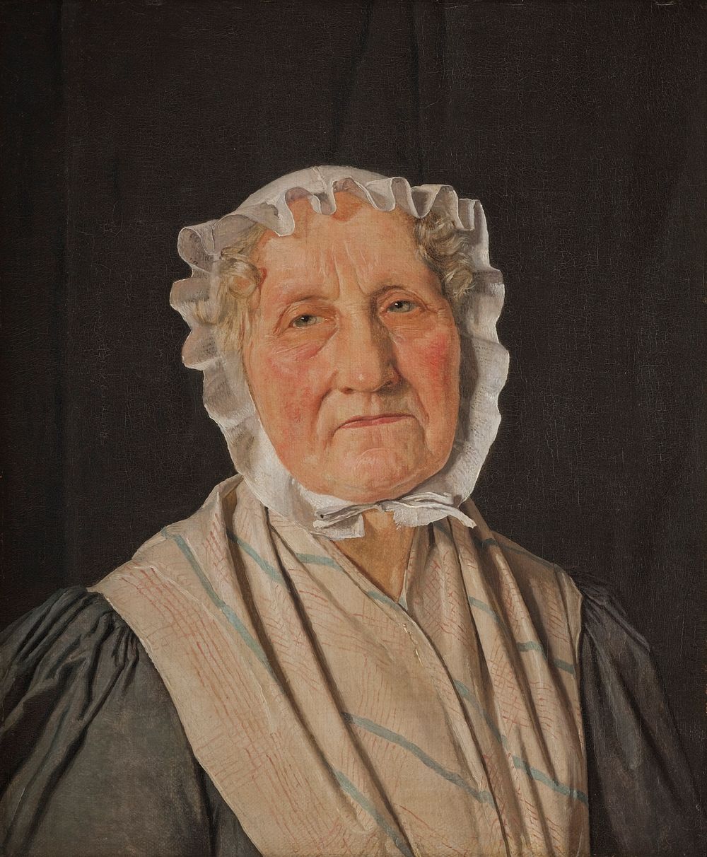 Inger Margrethe Høyen, born Schrøder.The art historian N.L.Høyen's mother by Christen Købke