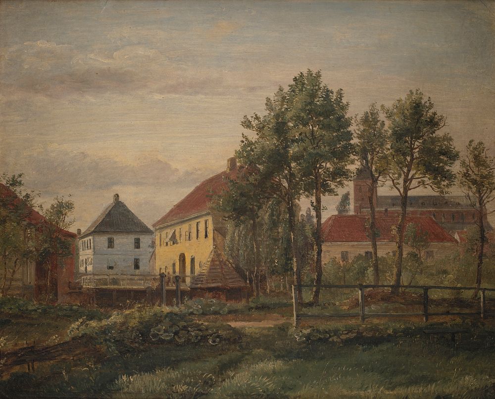 Monk mill in Odense by Dankvart Dreyer