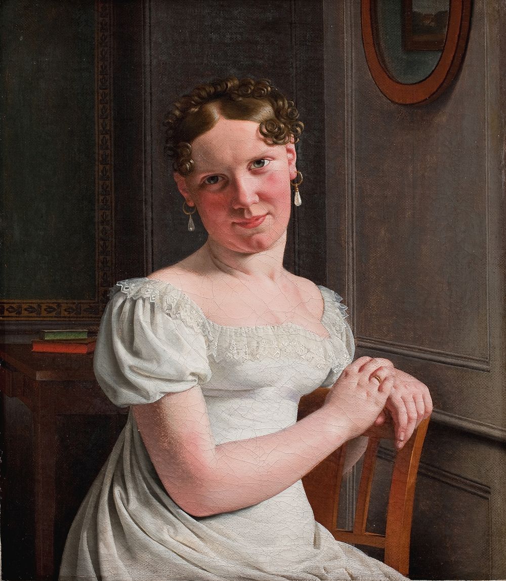 Julie Eckersberg, née Juel, the Artist's Second Wife by C.W. Eckersberg