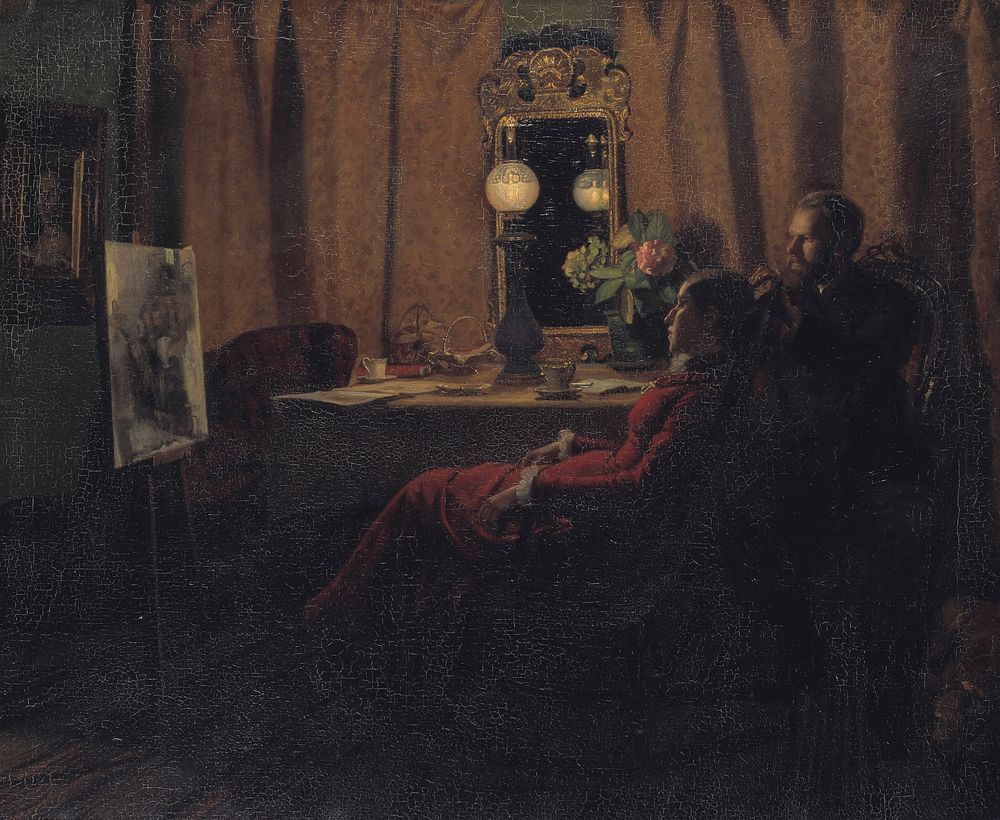 Appraising the Day's Work by Anna Ancher