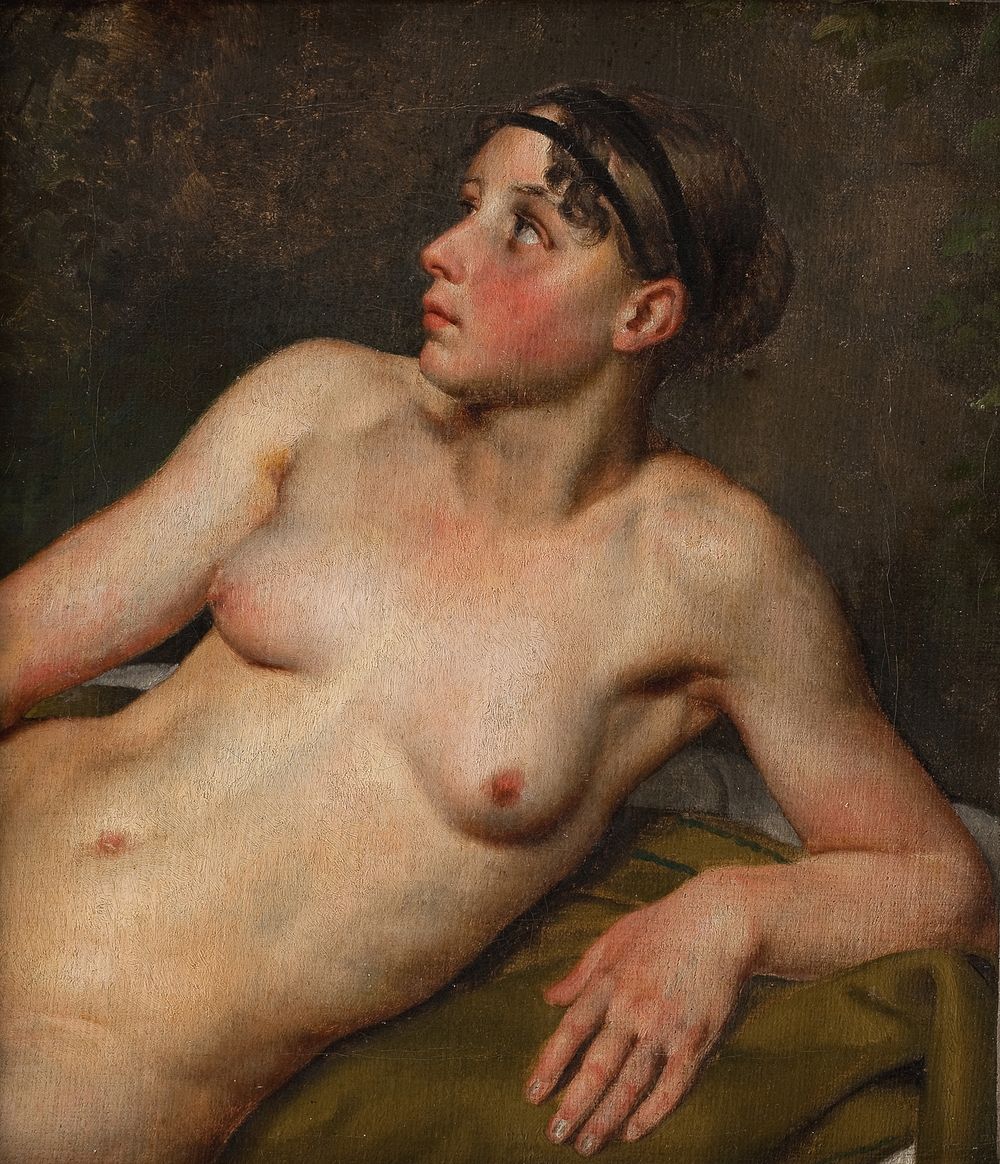 Reclining Female Nude by C.W. Eckersberg