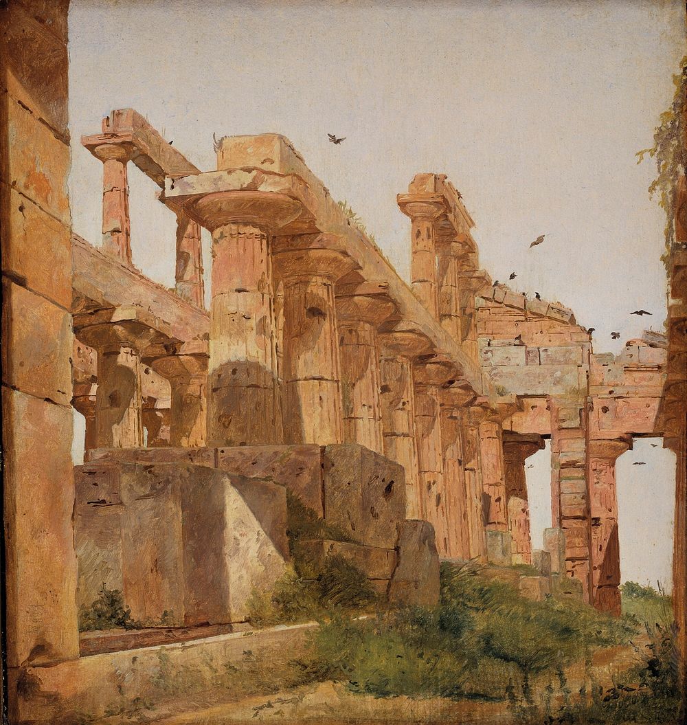 The Temple of Hera at Paestum, Italy by Jørgen Roed