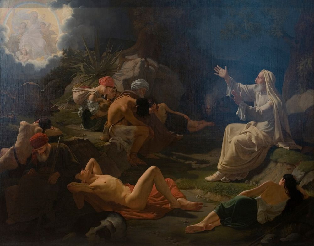 The Vision of the Prophet Ezekiel by Ditlev Conrad Blunck