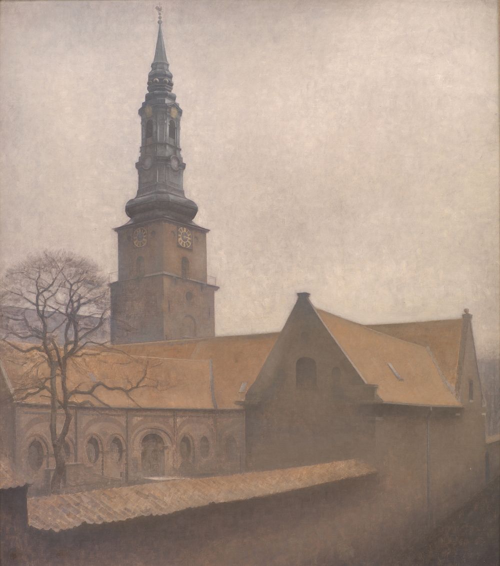 St. by Vilhelm Hammershøi