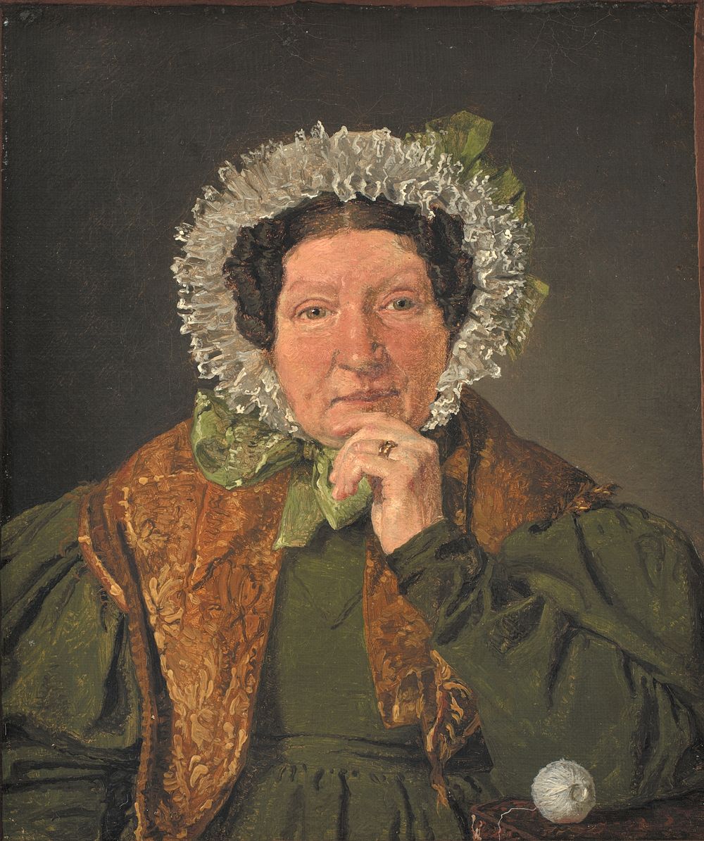 Portrait of the Artist's Mother, Cecilia Margrethe Købke, née Petersen by Christen Købke
