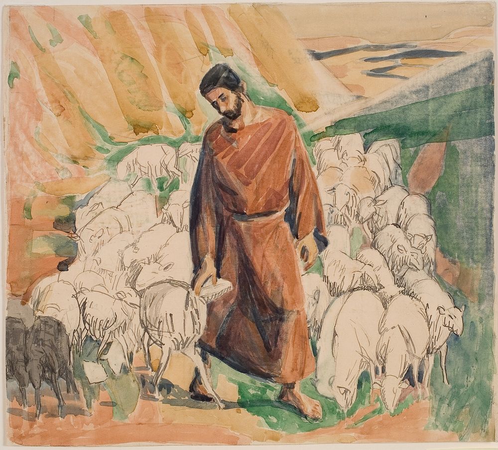 The Good Shepherd by Niels Larsen Stevns
