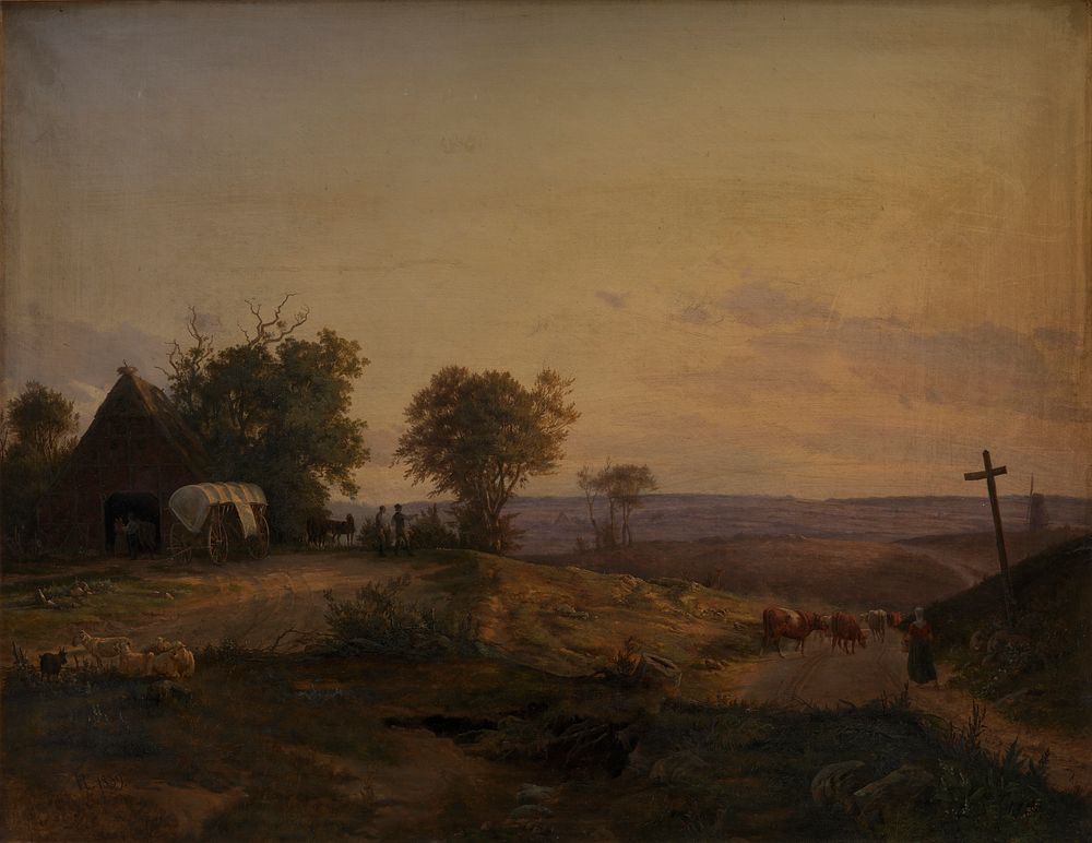 Part of the area near Segeberg by Frederik Rohde