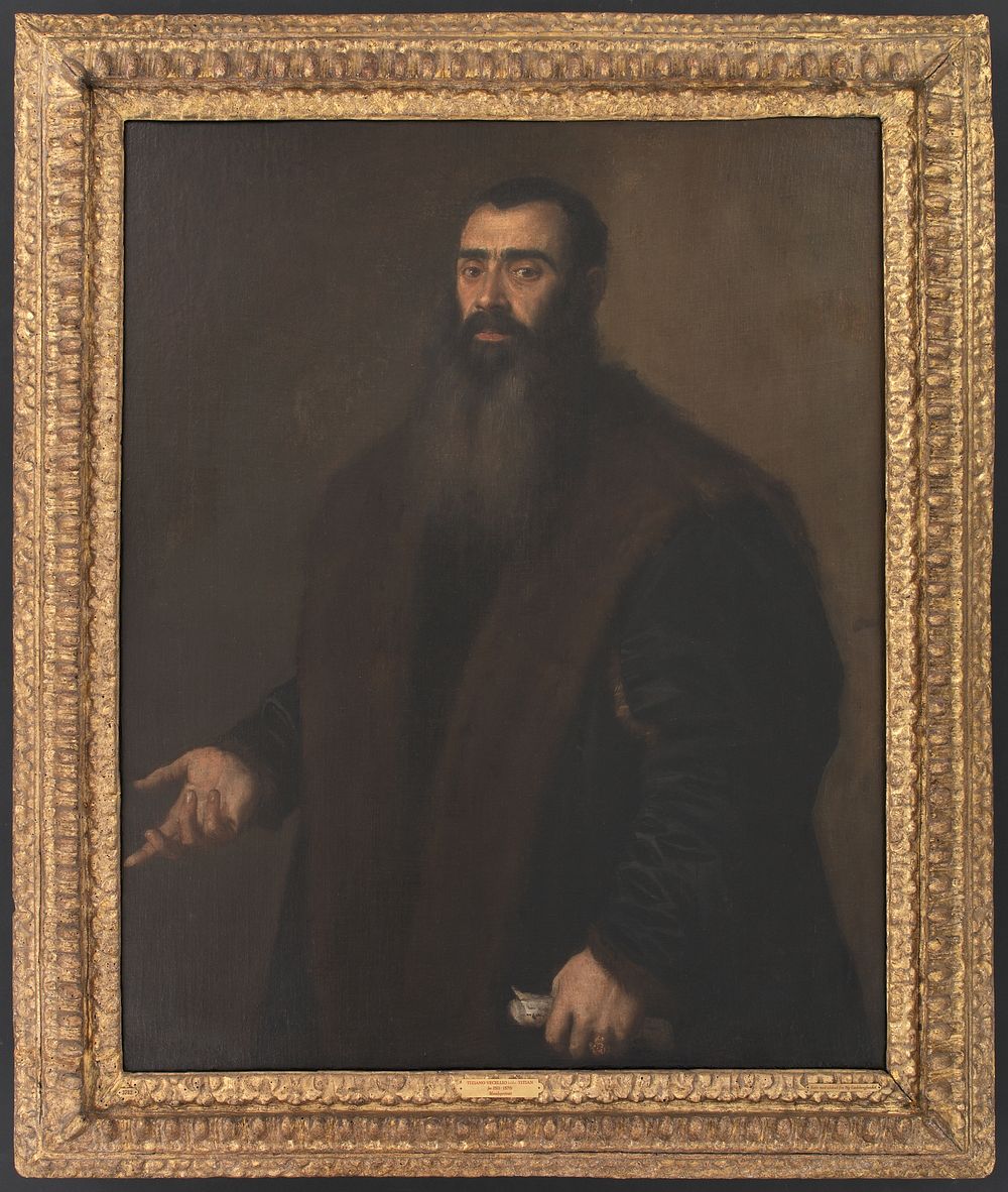 Portrait of merchant and art collector, Willibald Imhoff the Elder by Titian