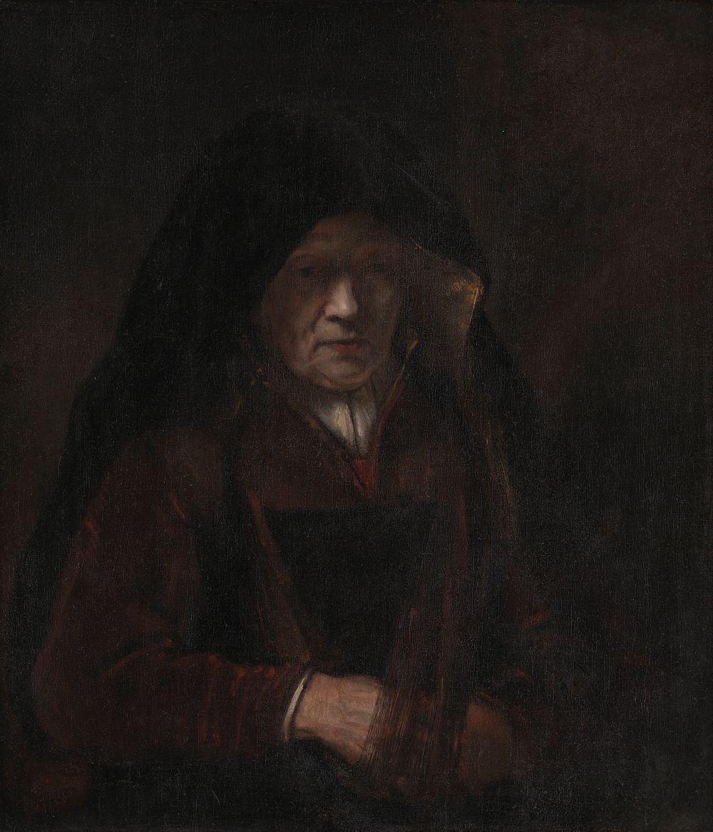 An Old Woman by Rembrandt van Rijn