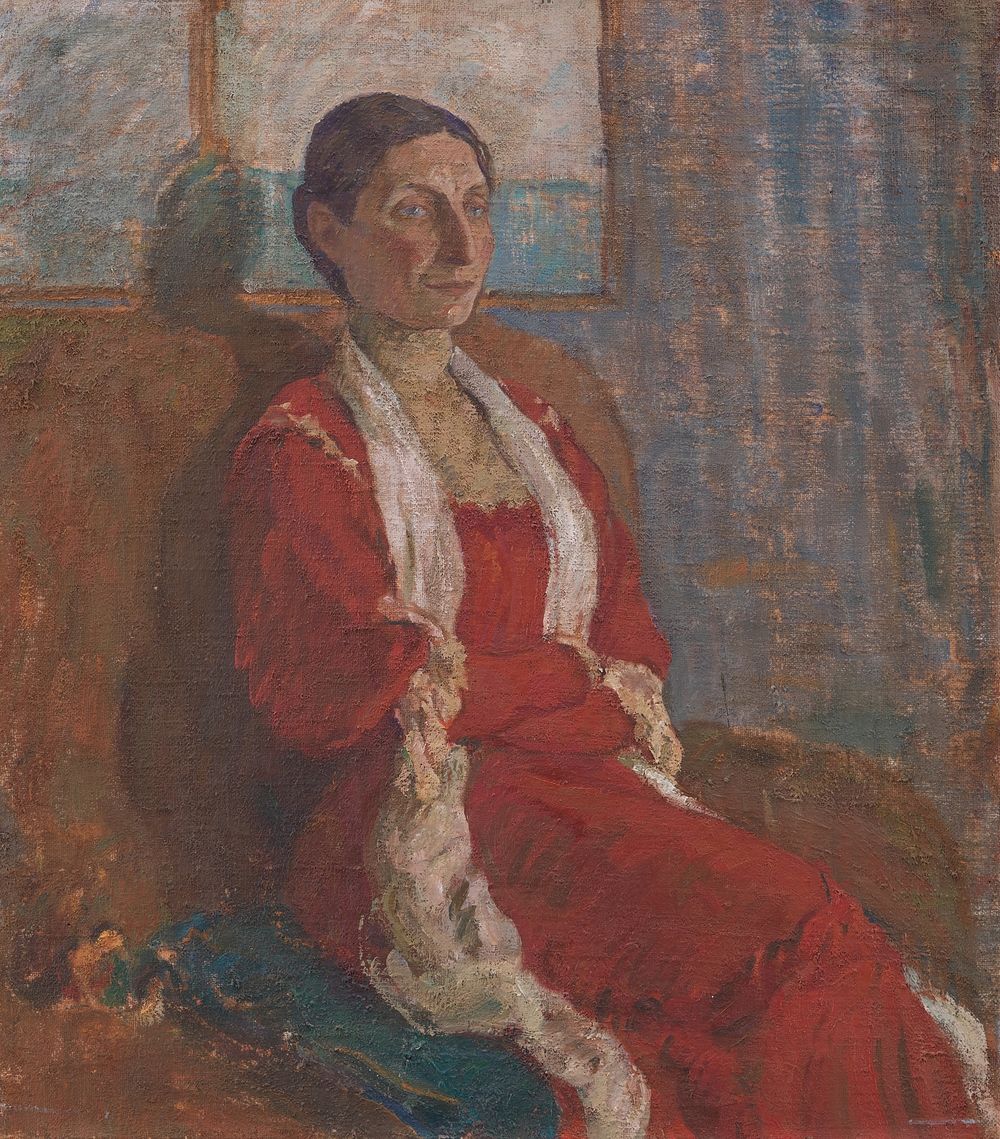 Portrait of Mrs Bertha Brandstrup by Karl Isakson
