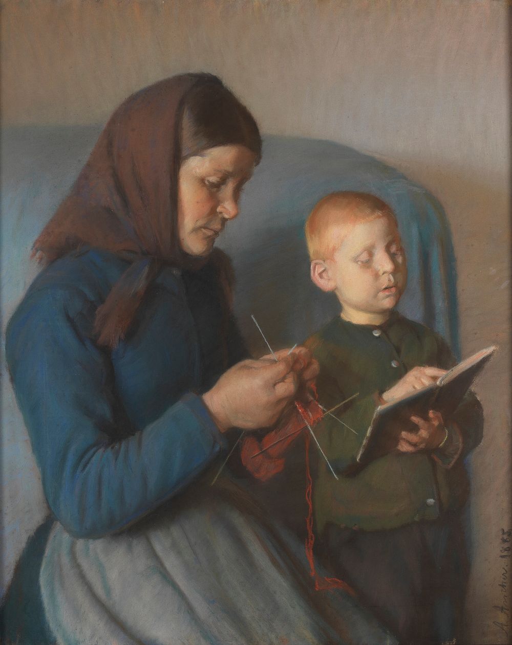The lesson is reviewed by Anna Ancher