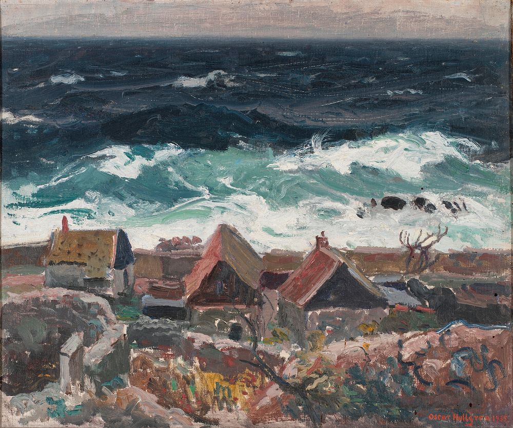 The sea, Christiansø by Oscar Hullgren