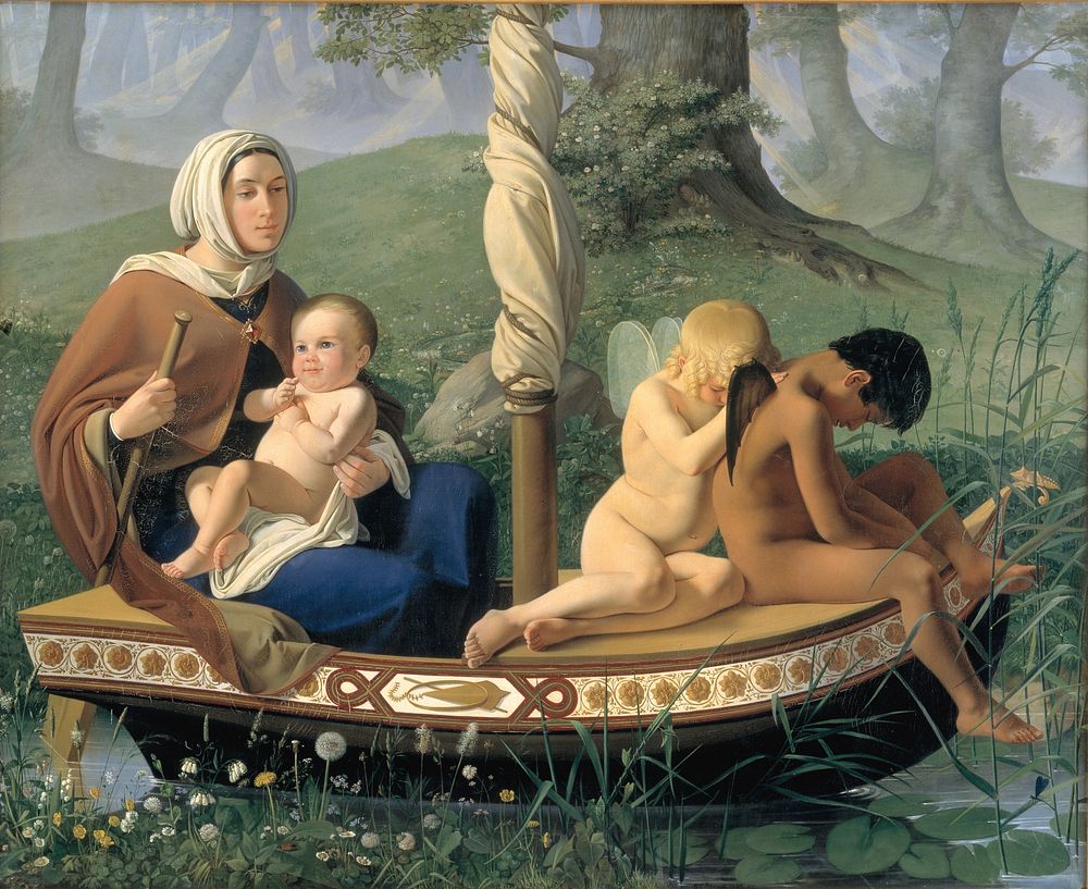 Infancy by Ditlev Conrad Blunck