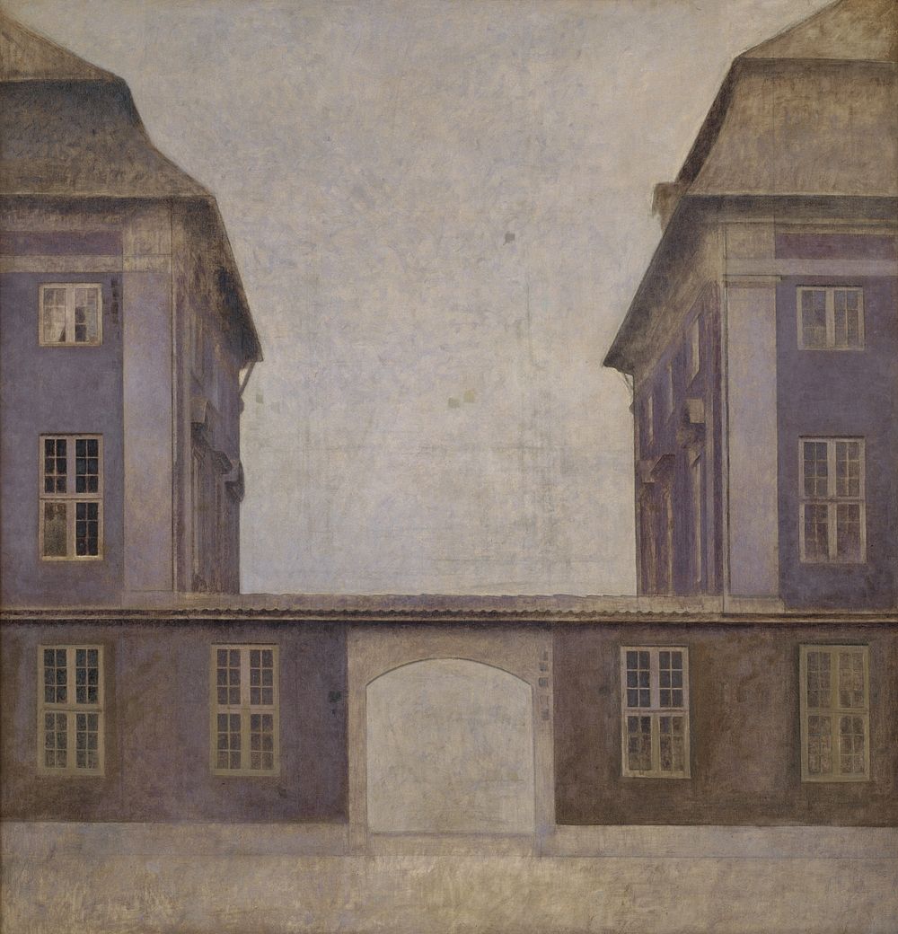 The Buildings of the Asiatic Company, seen from St. by Vilhelm Hammershøi