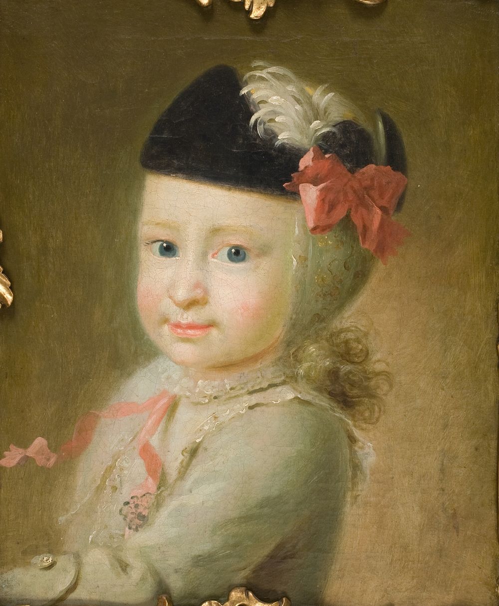 Child portrait of later dr.theol.Carl Christian Laurentius Birch by Johan Hörner