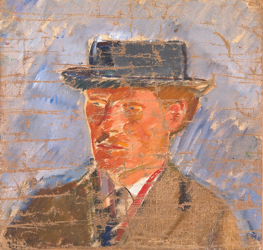 Portrait of the painter Edvard Weie by Karl Isakson