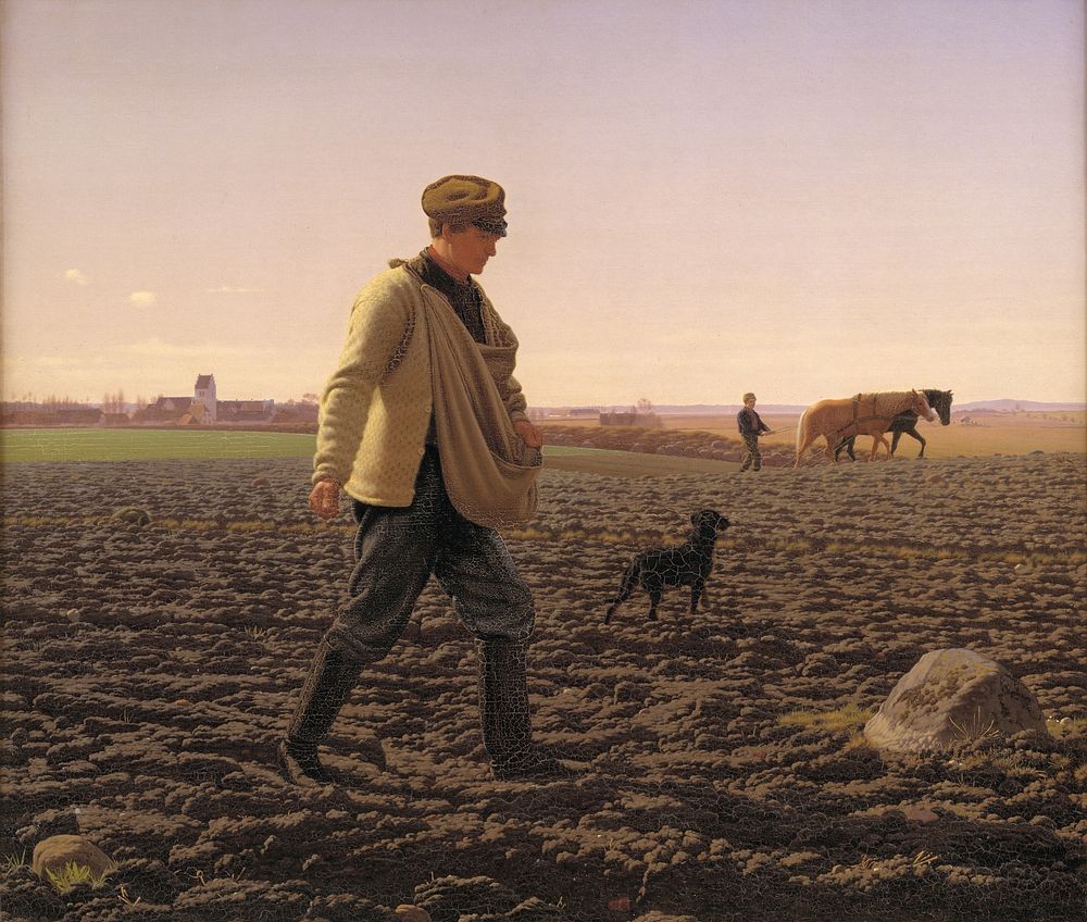 A Sower by Frederik Vermehren