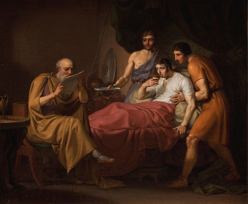Alexander the Great on his Sickbed by C.W. Eckersberg