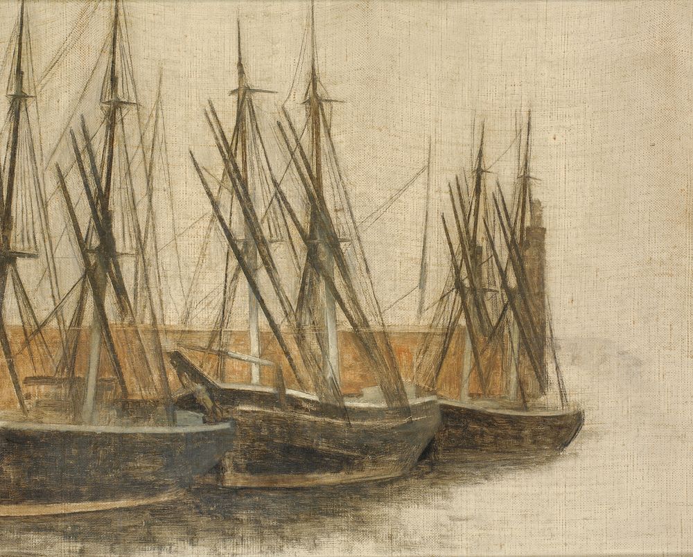 From Christianshavns Canal, Copenhagen by Vilhelm Hammershøi