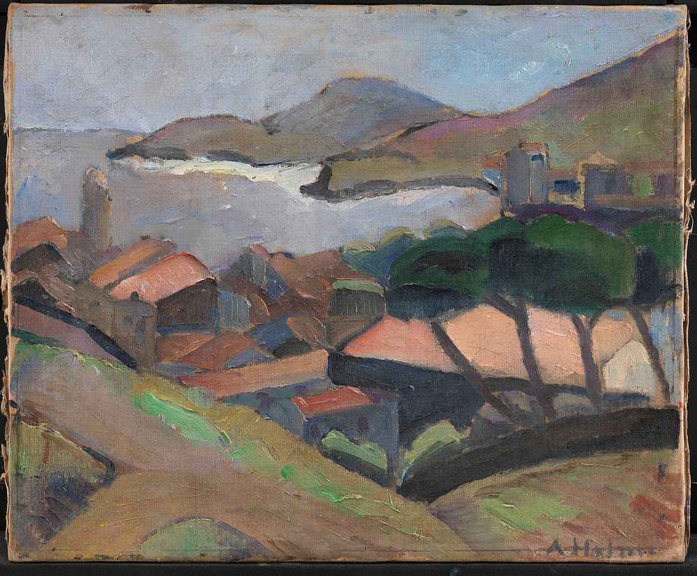 View of Collioure by Astrid Holm