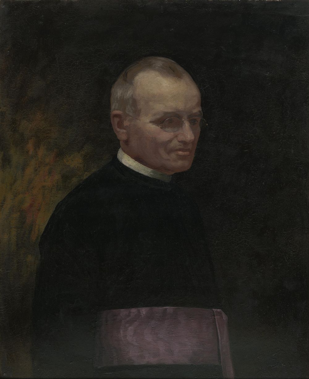Portrait of reverend lang