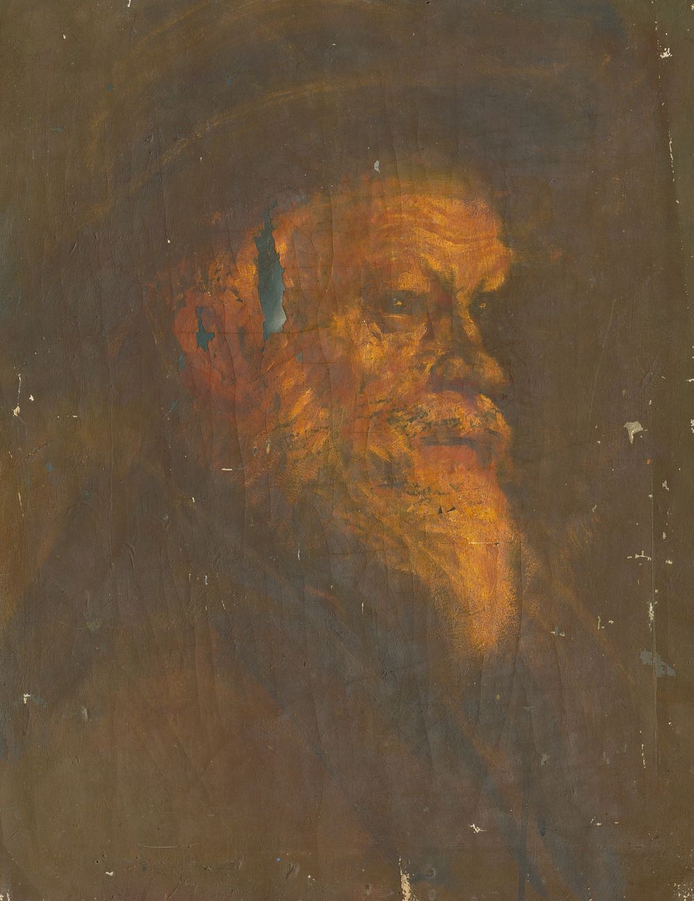Study of an old man's head by Ladislav Mednyánszky