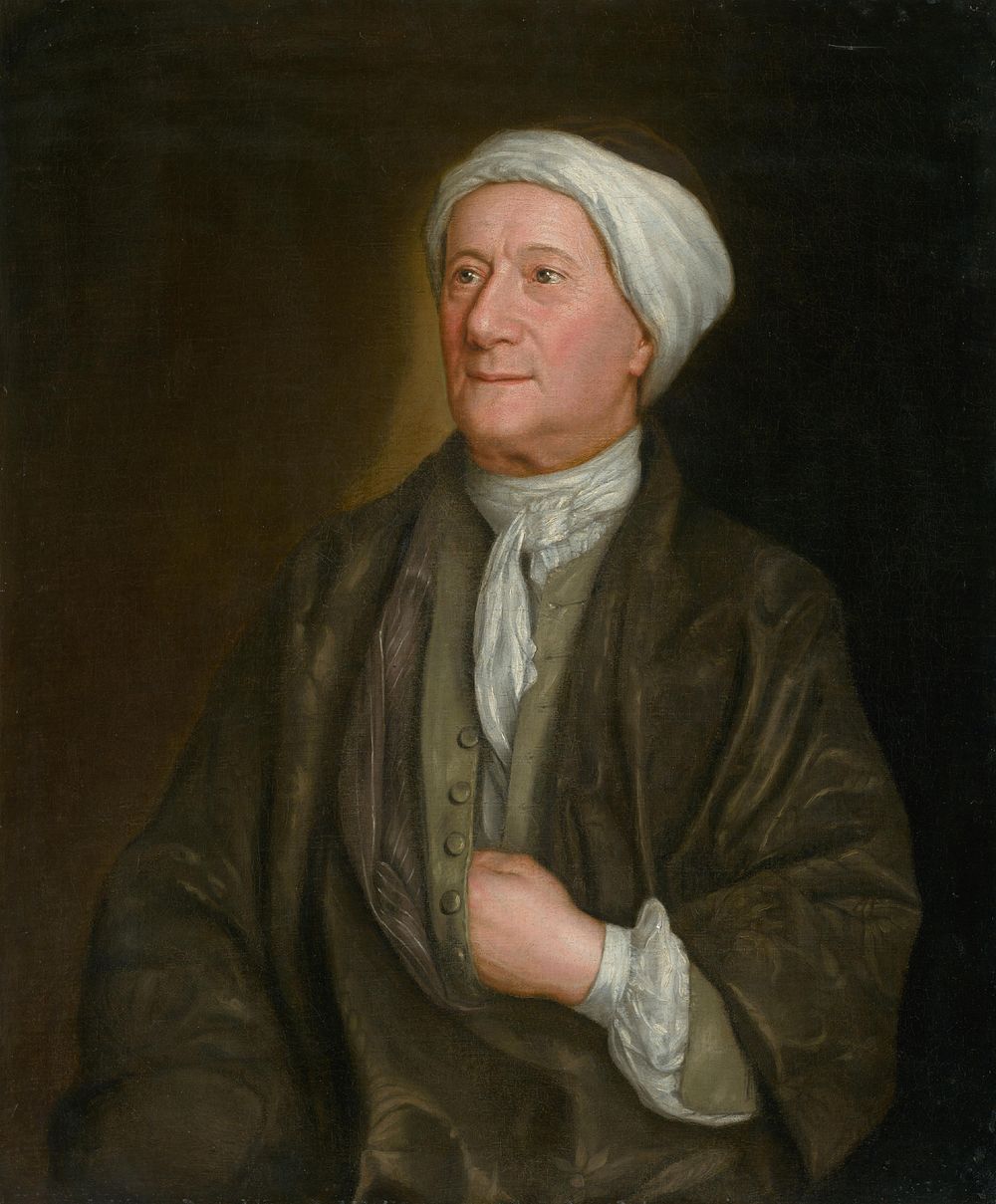 Portrait of a man in a dressing gown