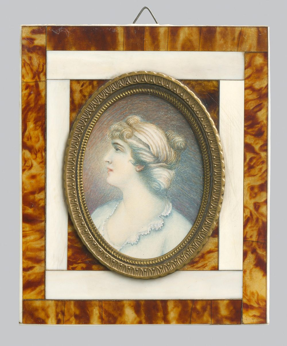 Portrait of a lady in profile