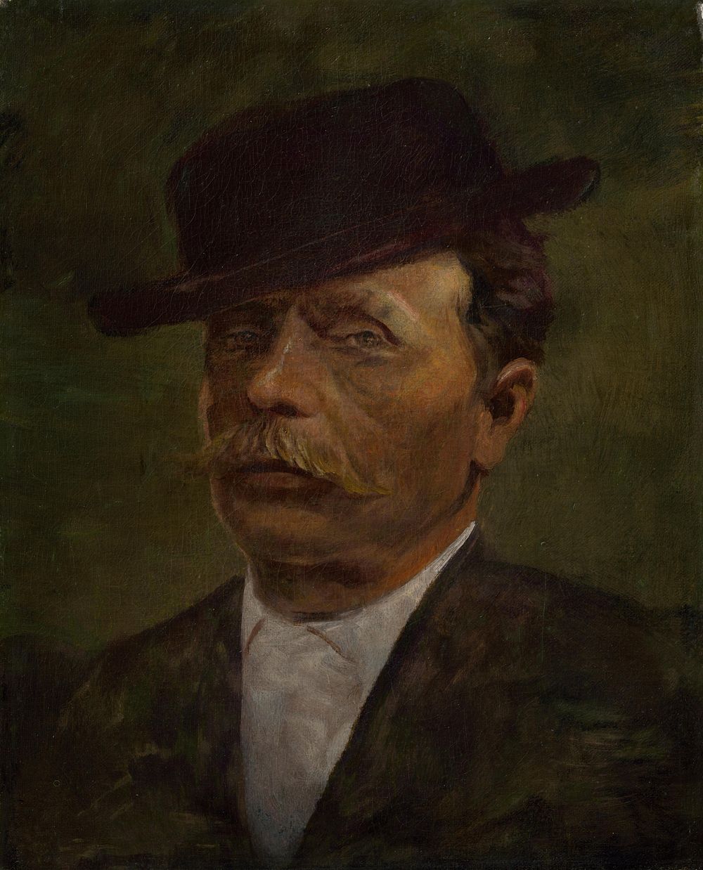 Older man with mustache by Ladislav Mednyánszky