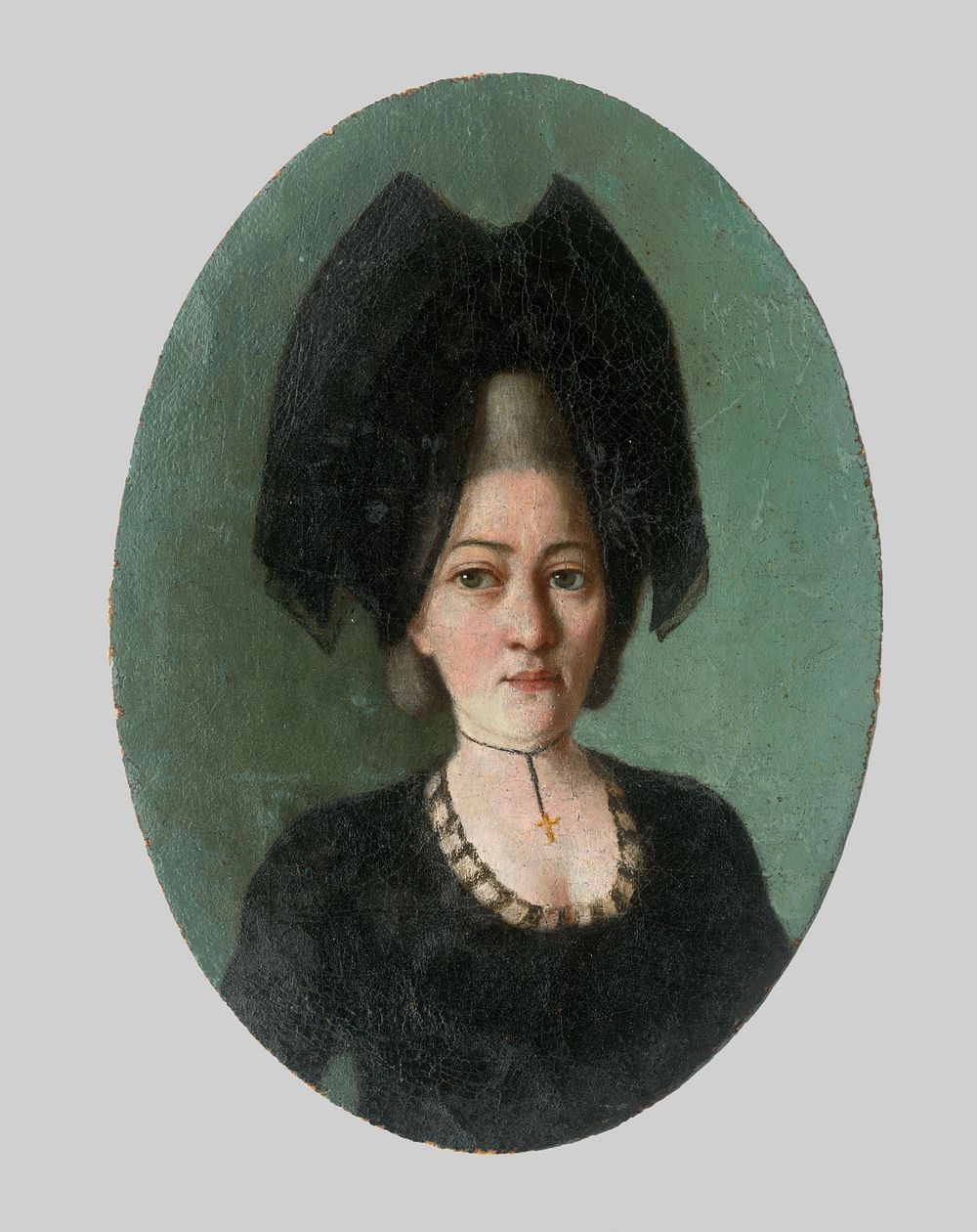 Portrait of a woman in black