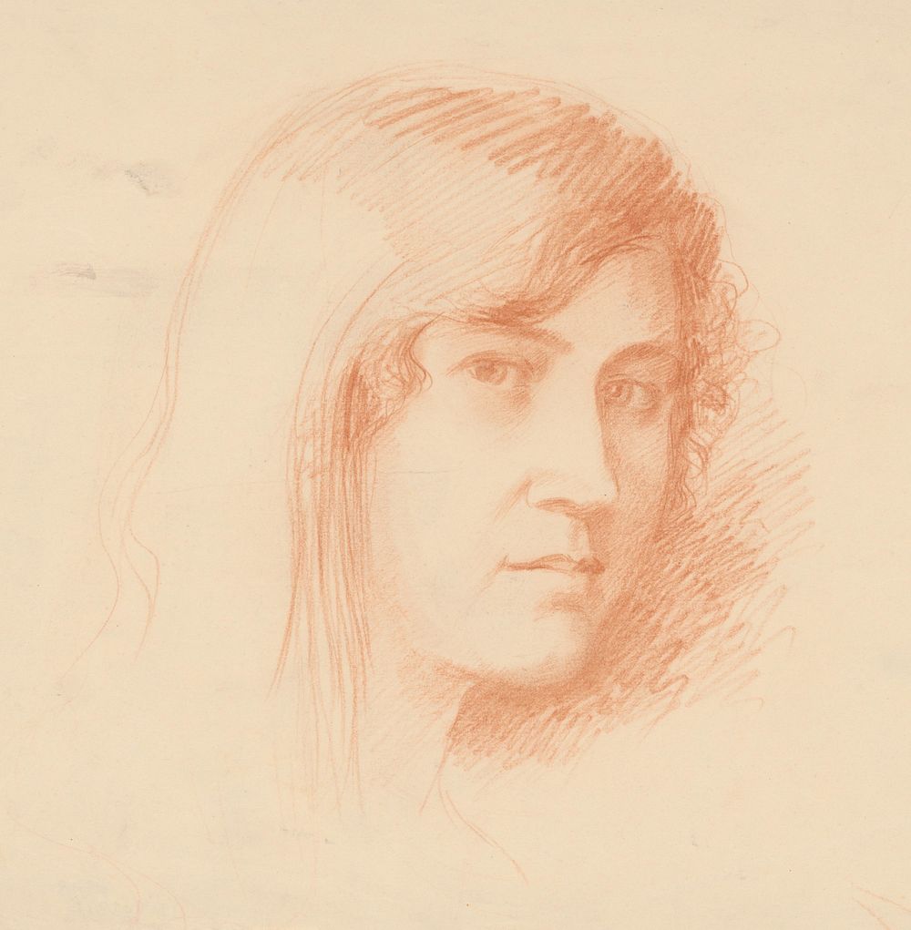 Head of a woman Free Photo Illustration rawpixel