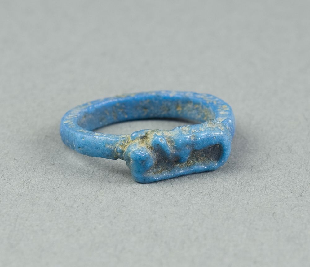 Ring: Figure of Serpent Uto (?) by Ancient Egyptian