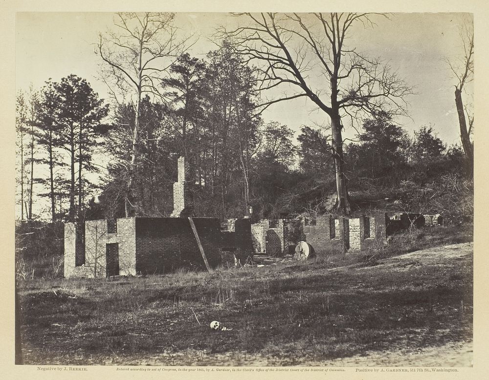 Ruins of Gains' Mill, Virginia by John Reekie