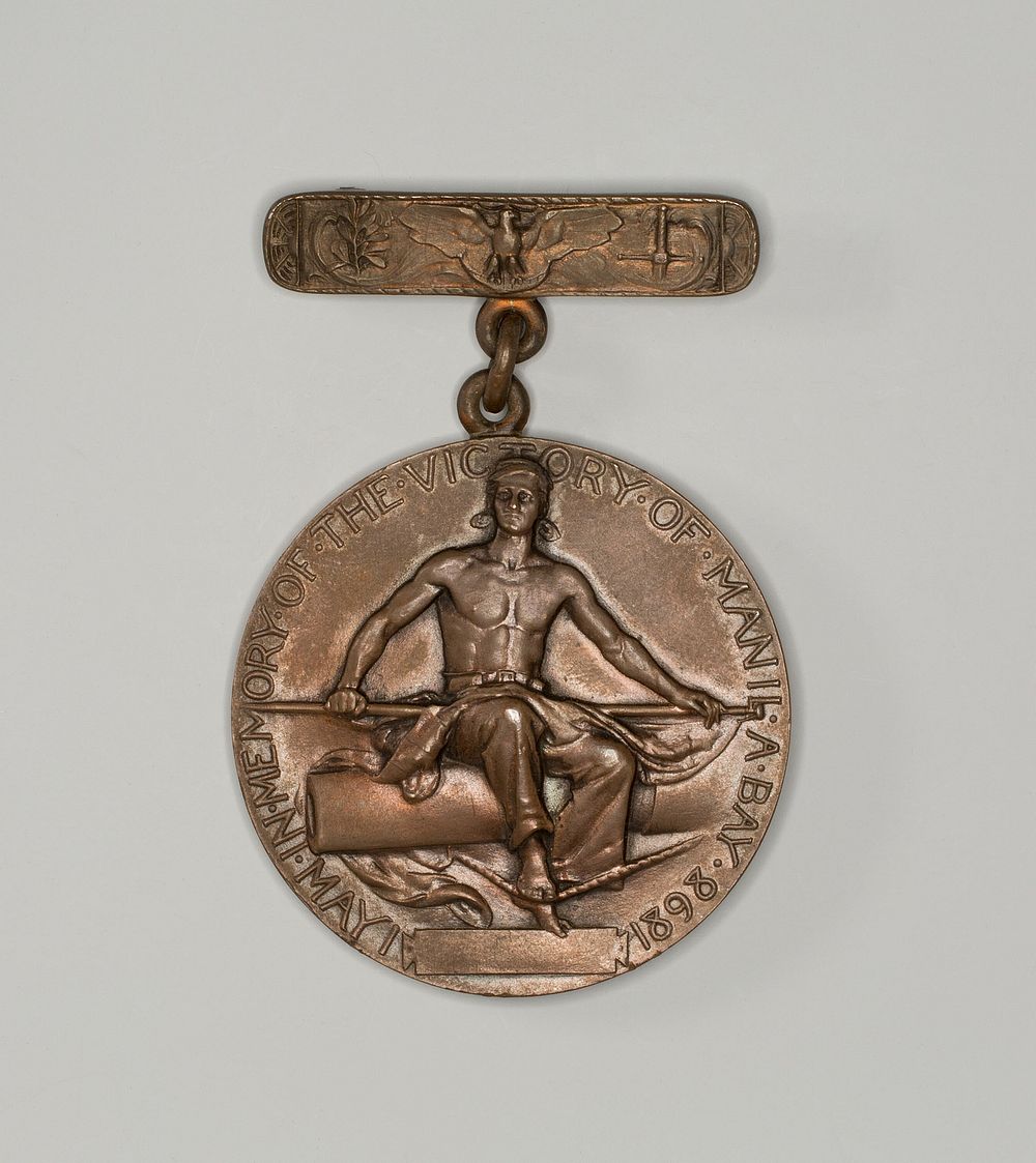 Dewey medal, Medal: The Dewey, Duplicate of 1899.759 1/2 by Daniel Chester French
