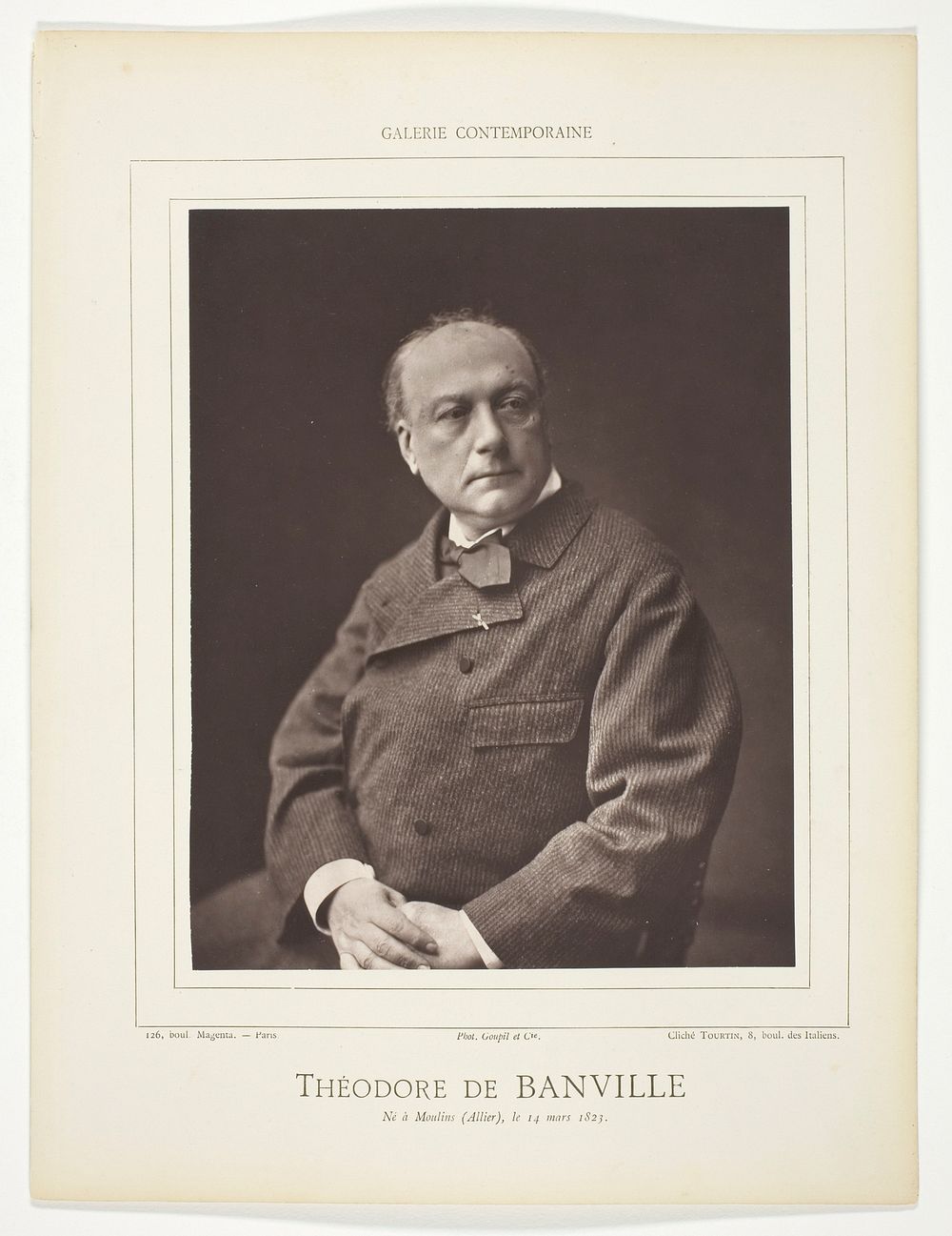 Théodore de Banville by Tourtin