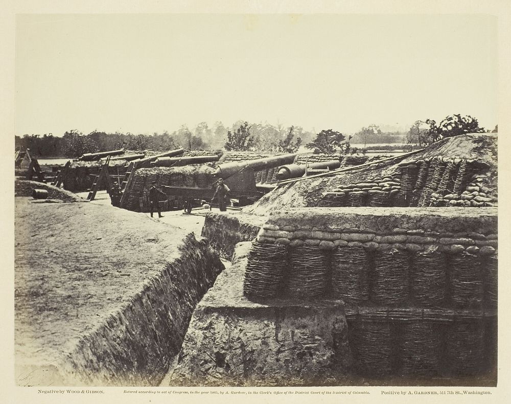 Battery No. 1, Near Yorktown, Virginia by Wood and Gibson