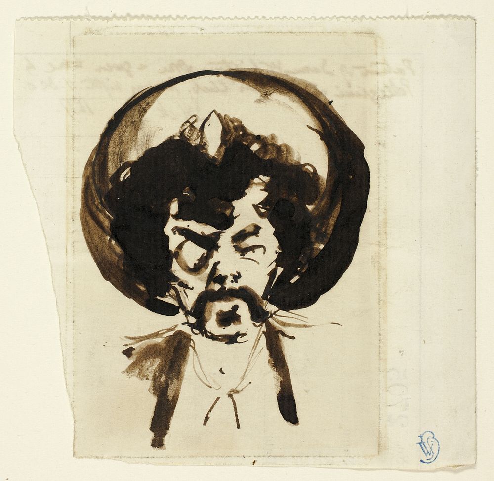 Portrait of Whistler by Carlo Pellegrini