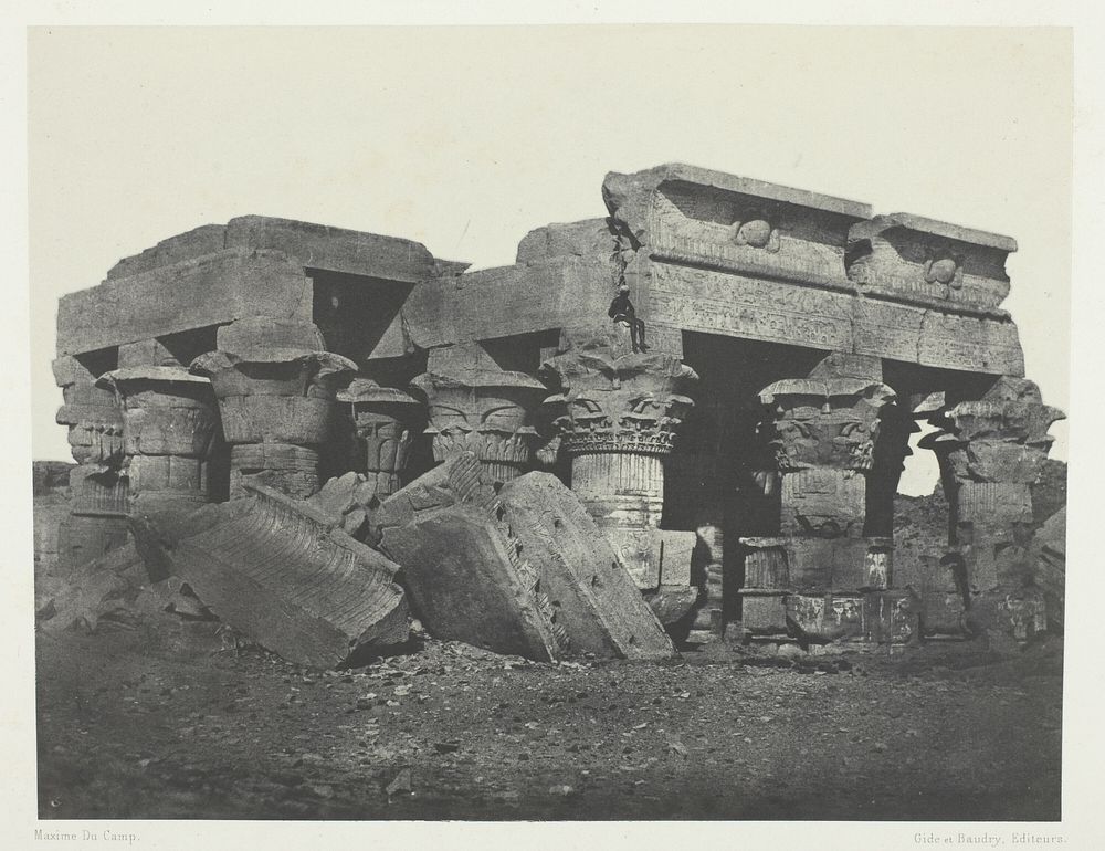 Temple d'Ombos, Haute-Egypte by Maxime Du Camp