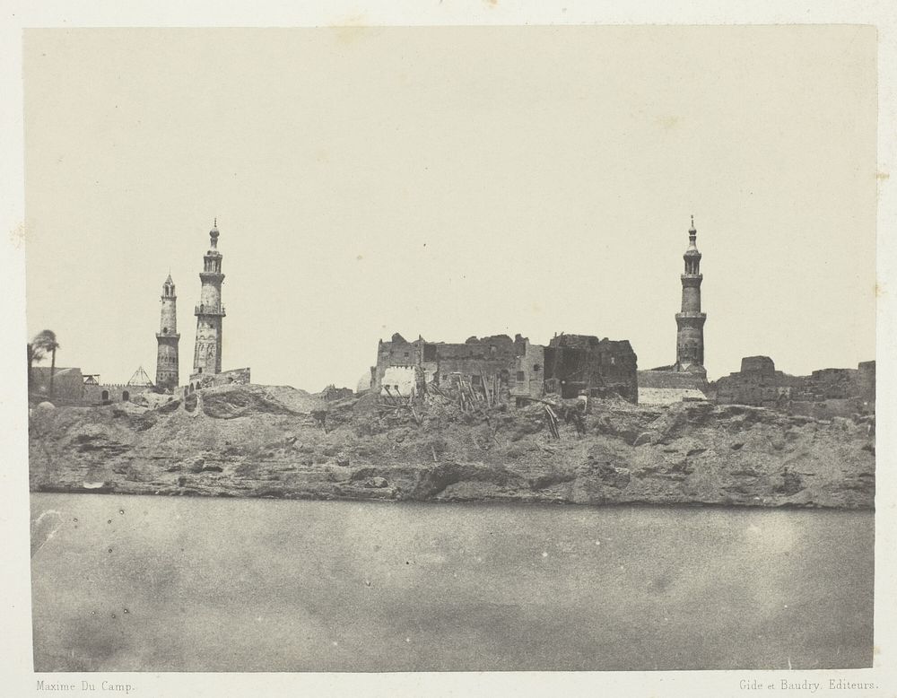 Vue Générale, Girgeh, Haute-Egypte by Maxime Du Camp