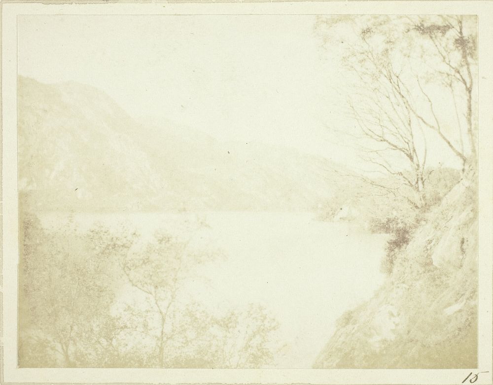 Scenery of Loch Katrine by William Henry Fox Talbot