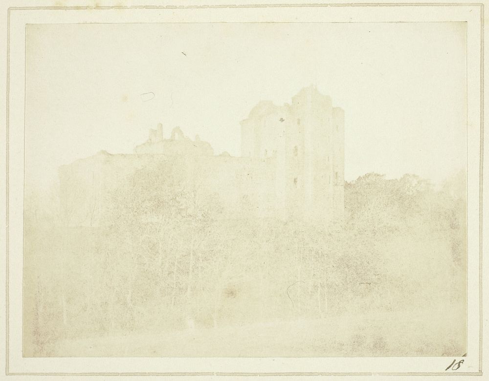The Castle of Doune by William Henry Fox Talbot