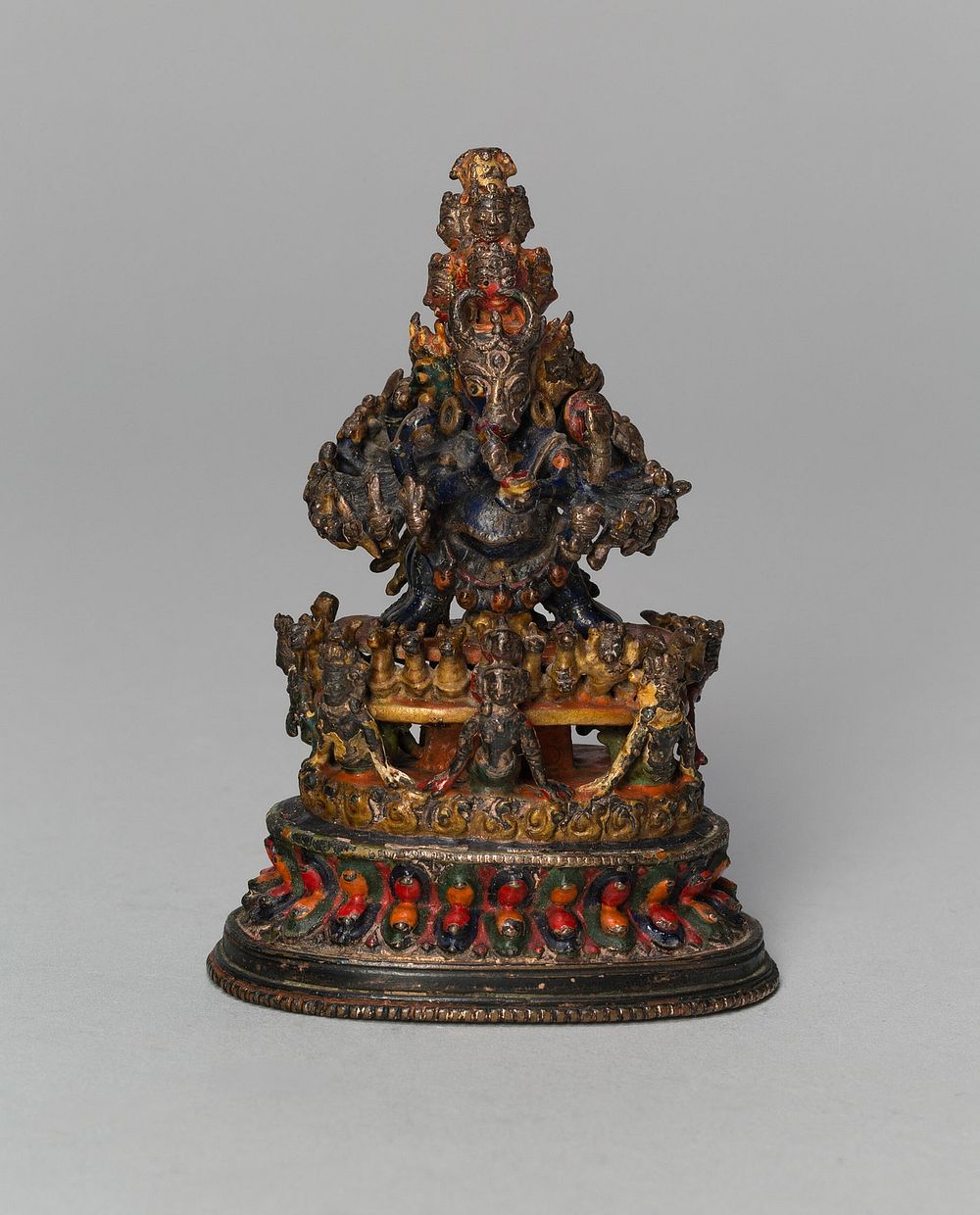 Buffalo-Headed Vajrabhairava, a Wrathful form of Bodhisattva Manjushri