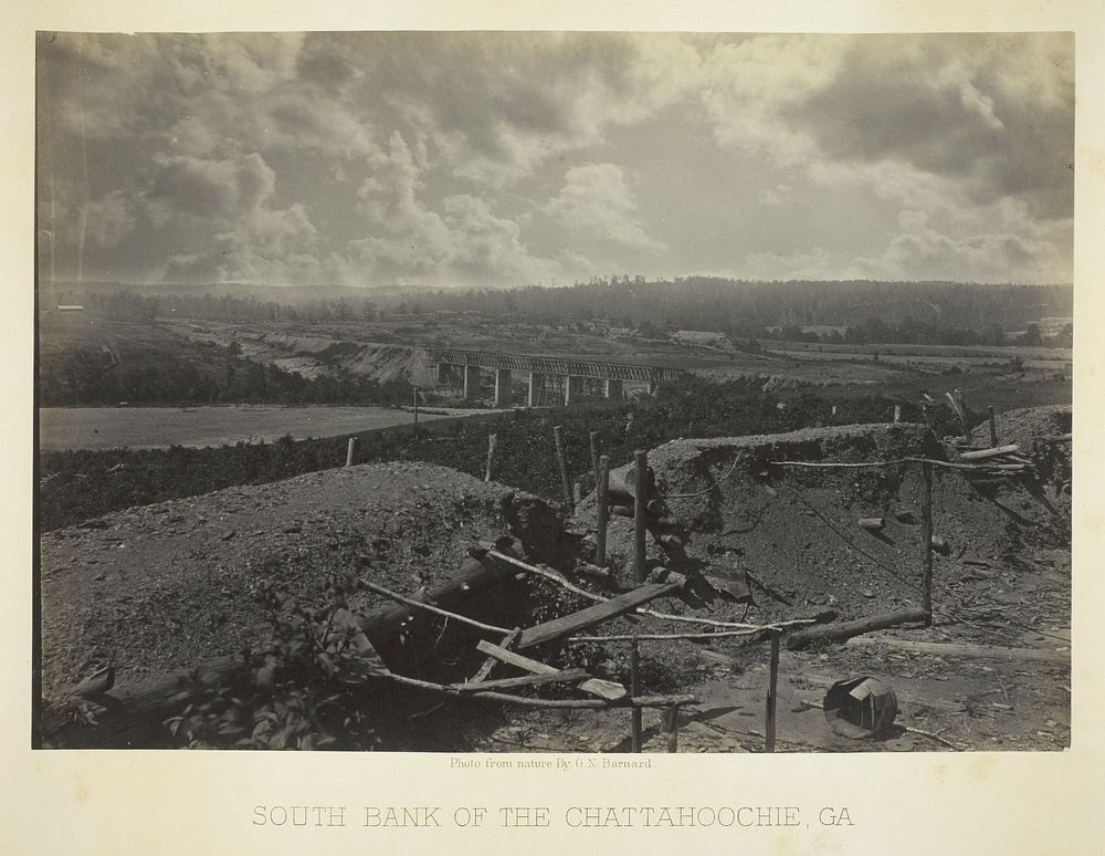 South Bank of the Chattahoochie, Ga. by George N. Barnard