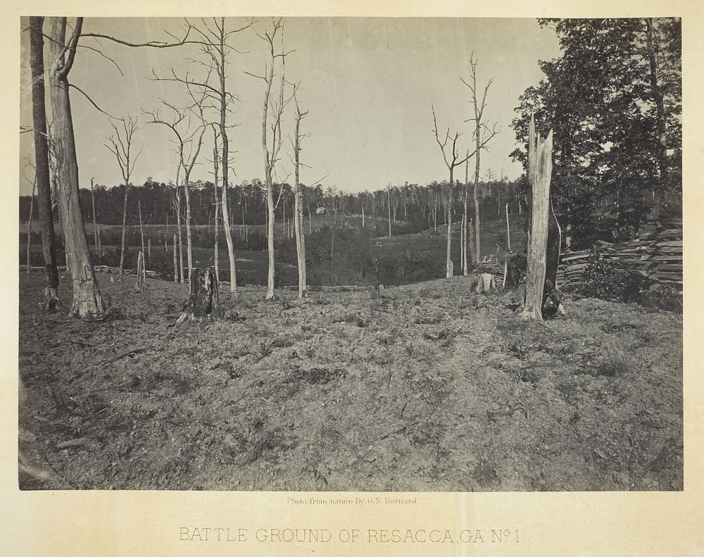 Battle Ground of Resacca, GA, No. 1 by George N. Barnard