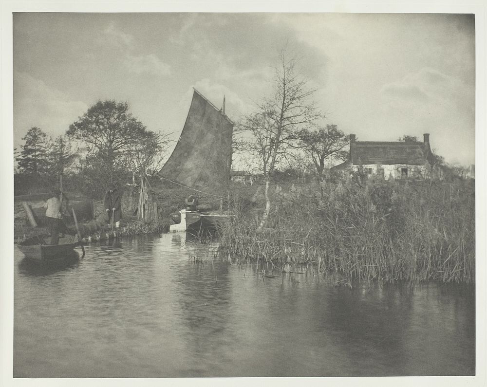 A Broadman's Cottage by Peter Henry Emerson