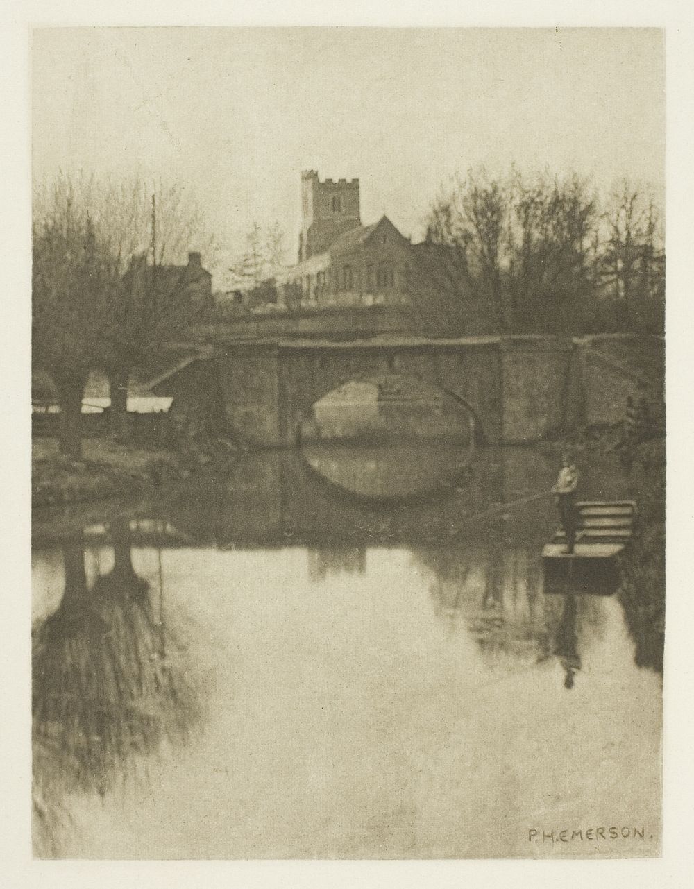 Broxbourne Church by Peter Henry Emerson