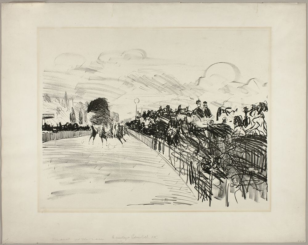 The Races by Édouard Manet