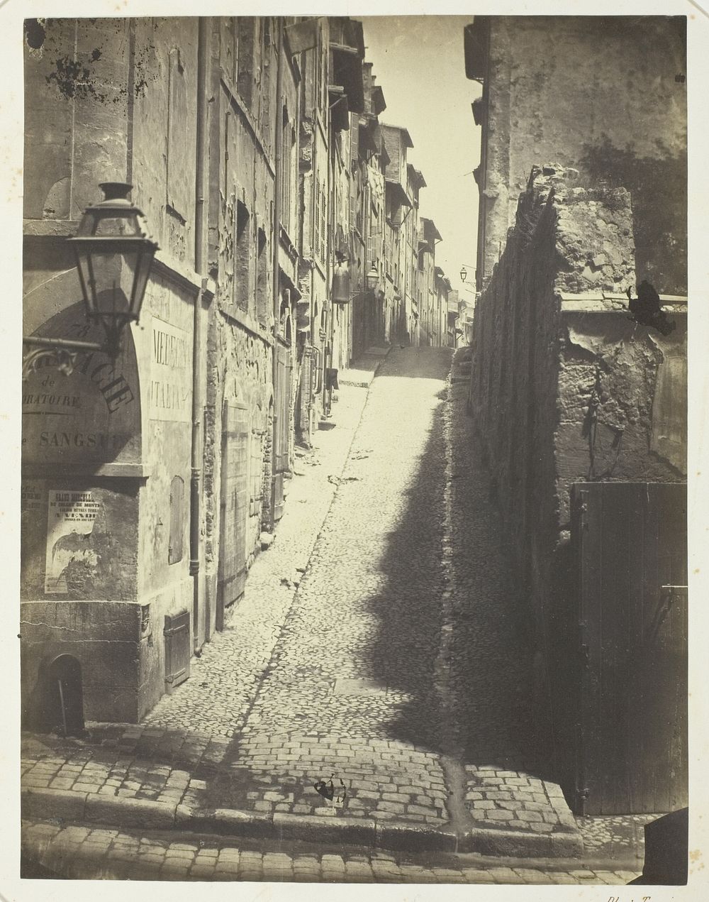Rue des Grands Carmes, Vue prise de la Rue Ste. Marthe by Adolphe Terris