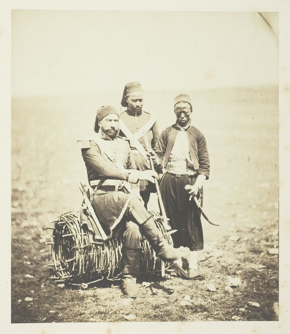 Ismail Pacha and Attendants by Roger Fenton